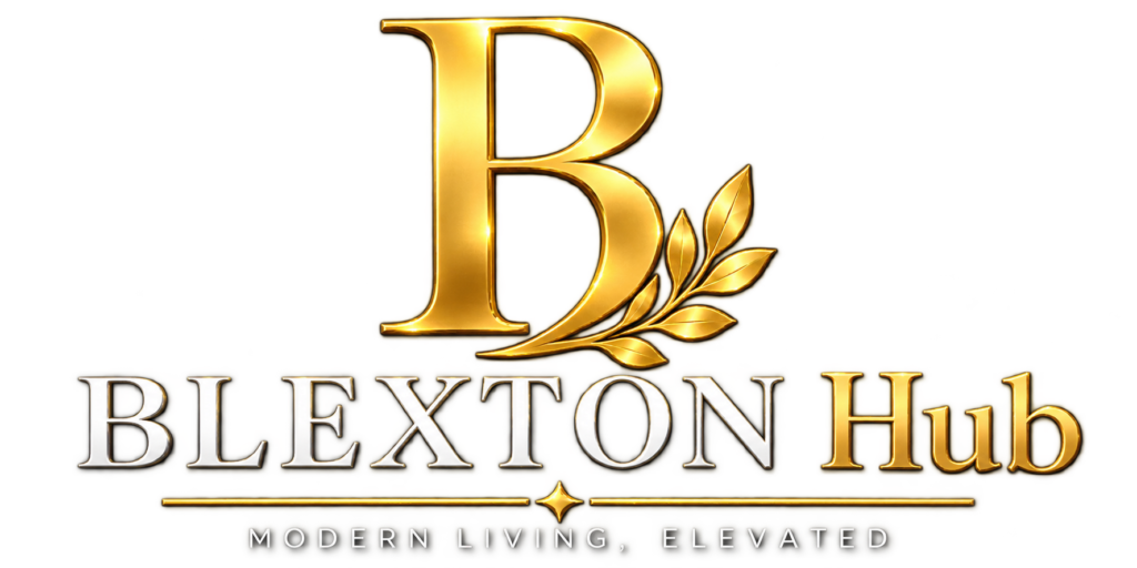 bleaxton hub luxury gold logo