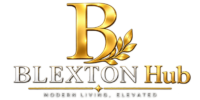 bleaxton hub luxury gold logo
